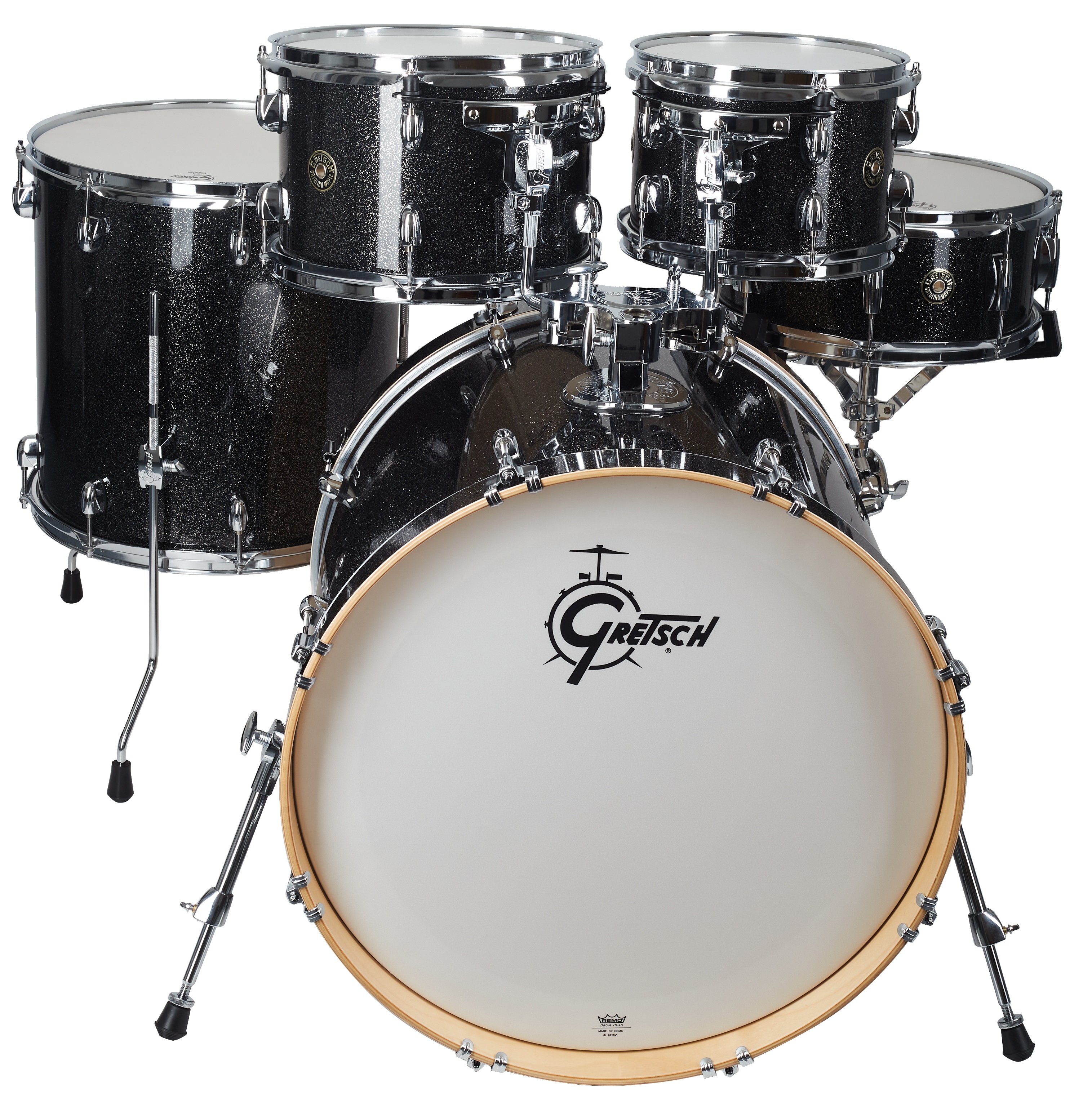 Levně Gretsch Catalina Maple Black Stardust Rock Set