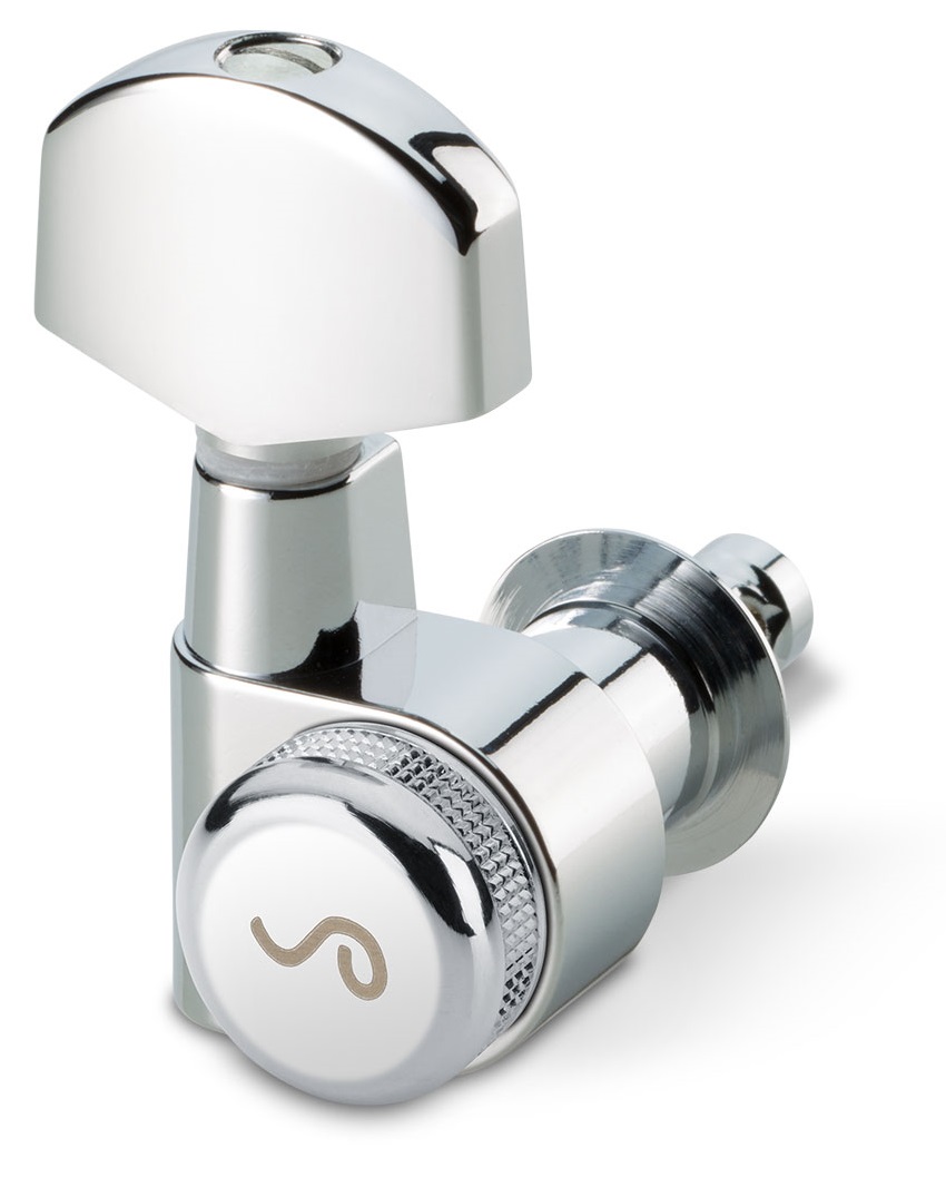 Levně Schaller M6 Pin 3+3, Chrome, Large Metal, Locking 21,0