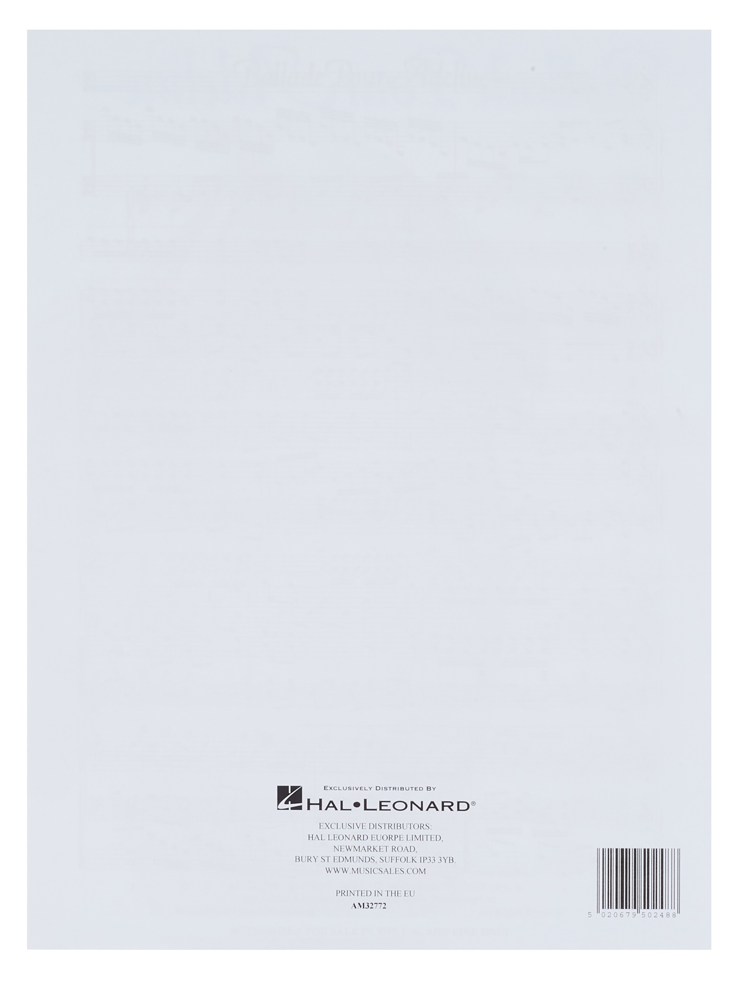 MS Paul De Senneville: Ballade Pour Adeline (obrázek 3)