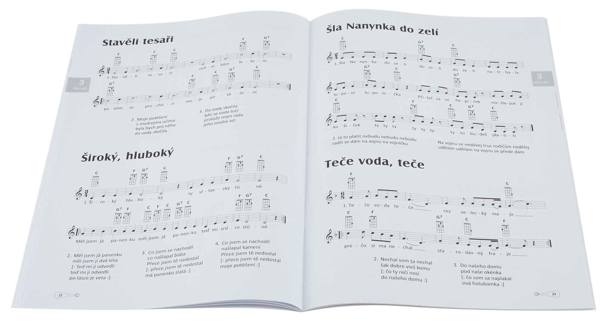 KN Lidovky a další písně pro ukulele na 2-5 akordů - Ondřej Šárek (obrázek 4)