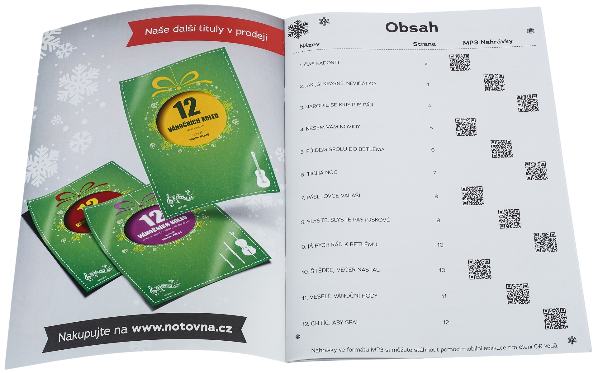 KN 12 Vánočních koled pro housle a violoncello (obrázek 3)