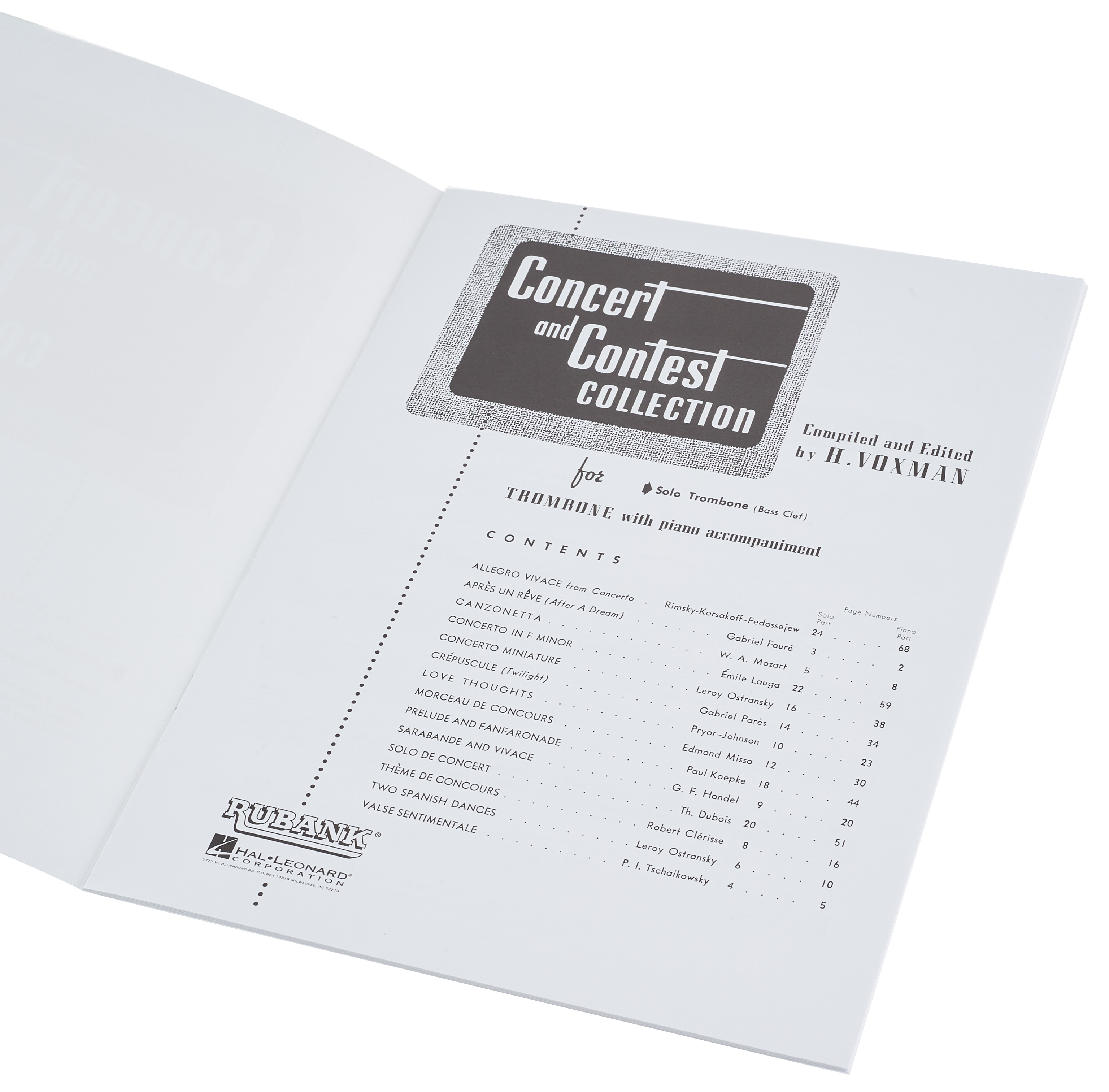 MS Concert and Contest Collection - Trombone (obrázek 3)