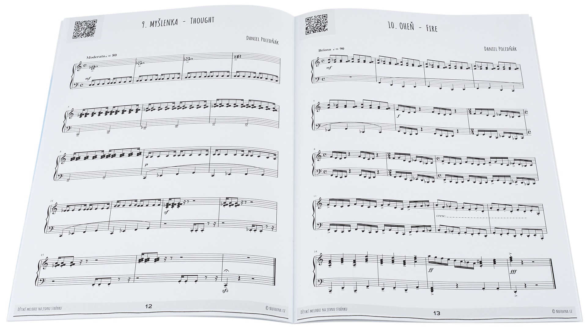 KN Dětské melodie na jednu stránku + Online audio (obrázek 4)