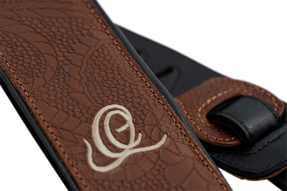 Ortega Leather Strap Natural Brown Flora (obrázek 3)