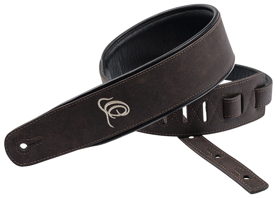 Levně Ortega Leather Strap Deep Forest Brown