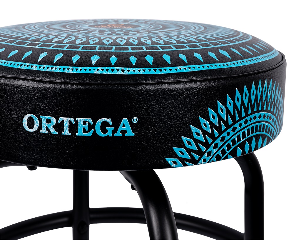 Ortega Bar Stool 30" Blue Kaleidoscope (obrázek 3)