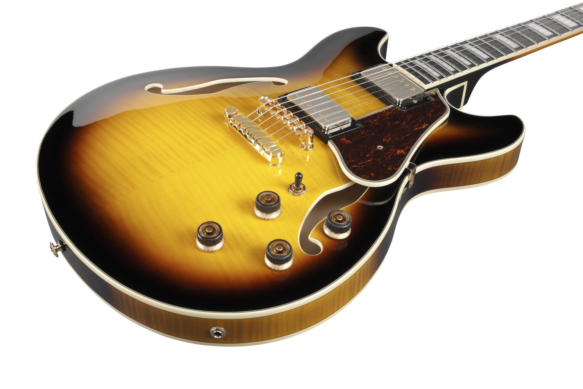 Ibanez AS93FM Antique Yellow Sunburst (obrázek 3)