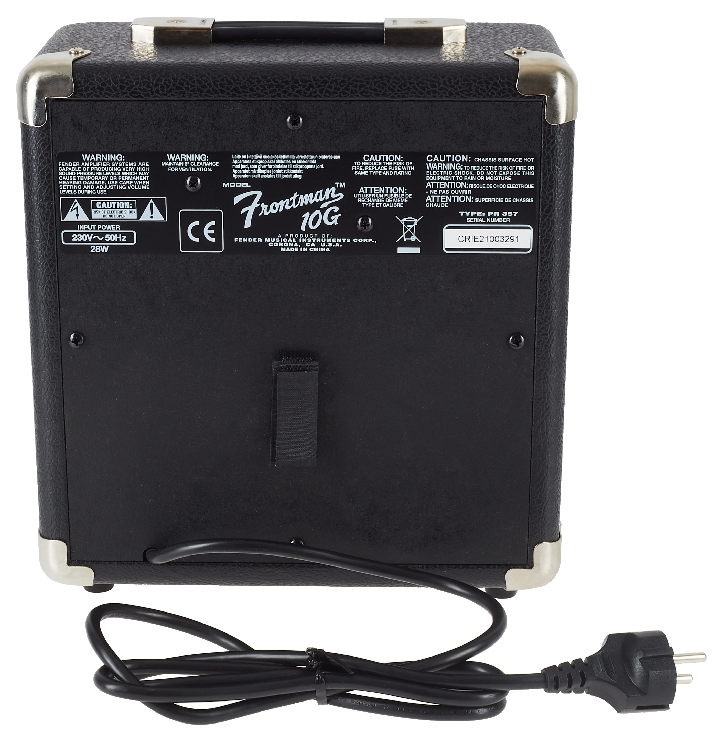 Fender Frontman 10G Black (obrázek 5)