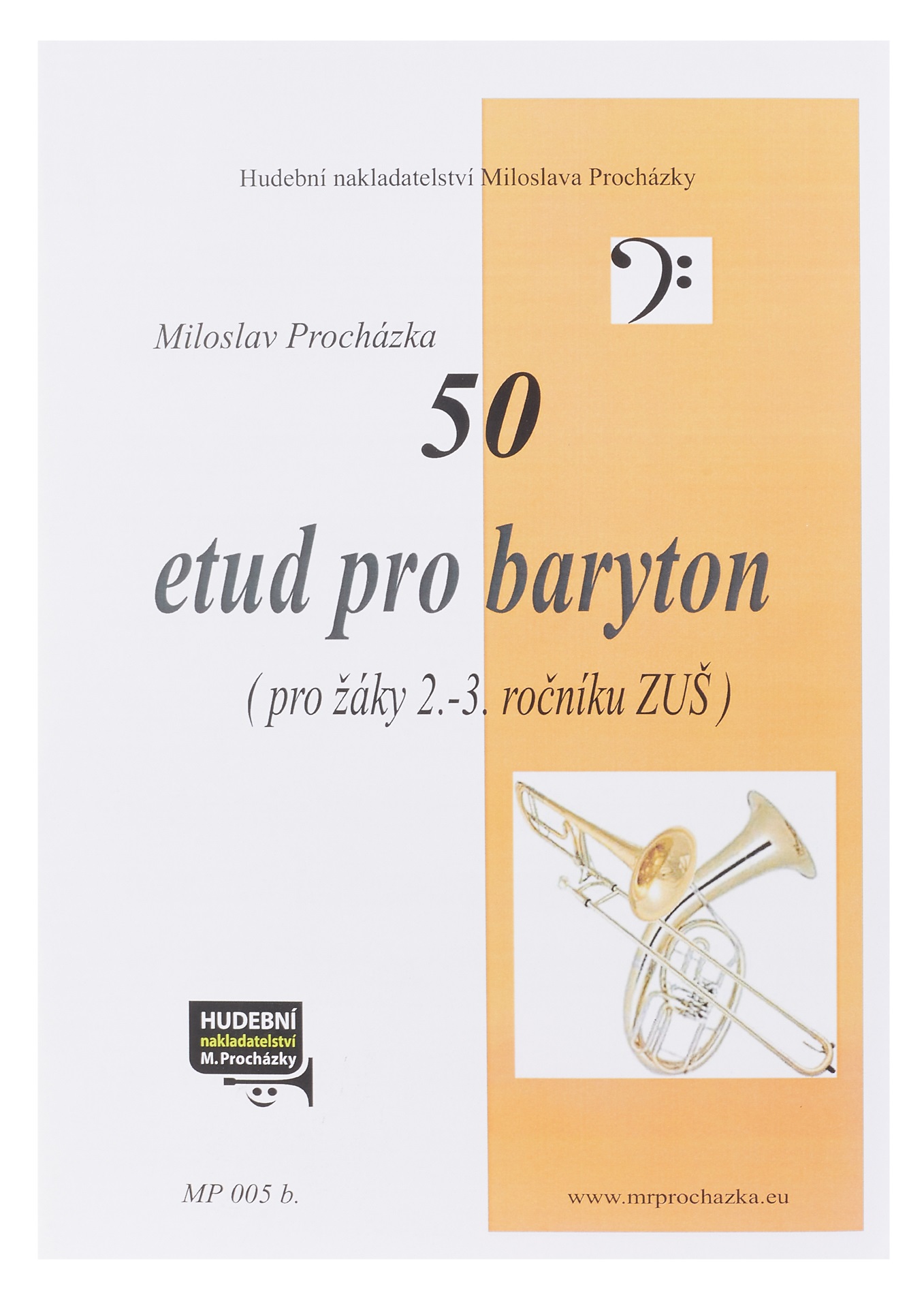 Levně KN 50 Etud pro baryton (trombon, pozoun)