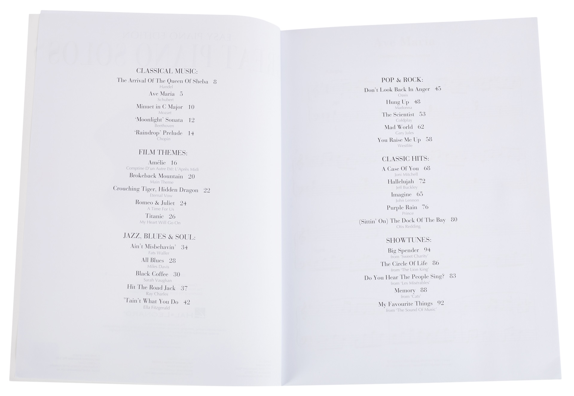 MS Great Piano Solos - The Black Book Easy Piano Edition (obrázek 3)