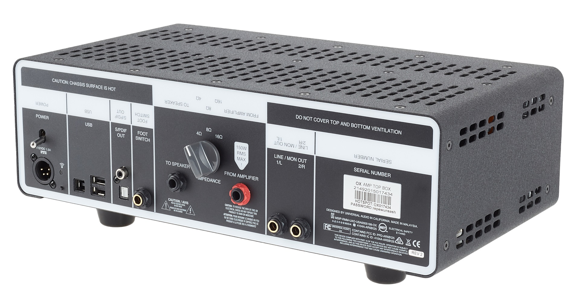 Universal Audio OX Amp Top Box (obrázek 5)