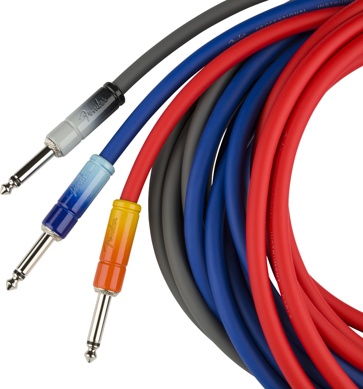 Fender Ombré Instrument Cable 10' Tequila Sunrise (obrázek 5)