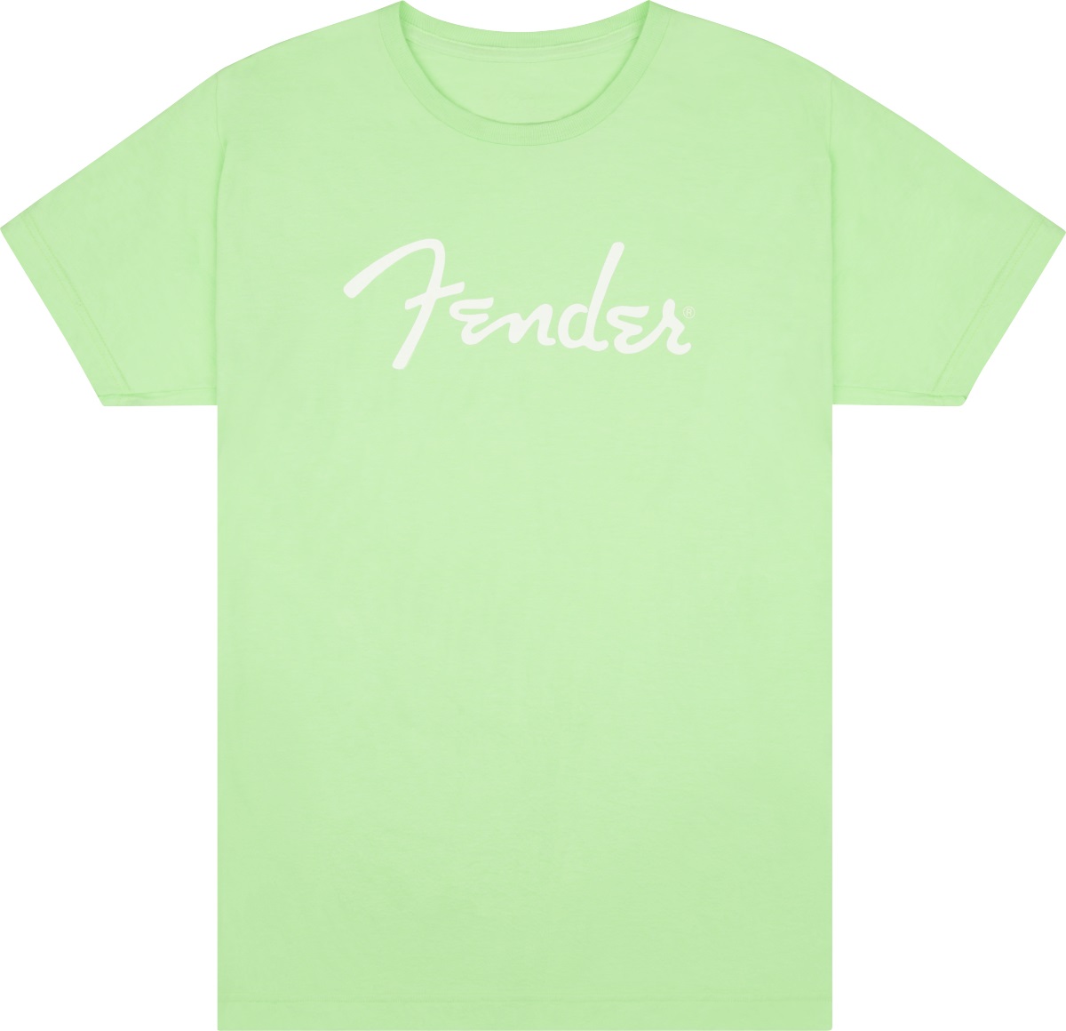 Levně Fender Spaghetti Logo T-Shirt Surf Green - XXL