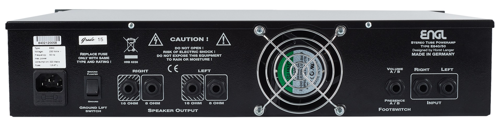 Engl Tube Poweramp E840/50 (obrázek 4)
