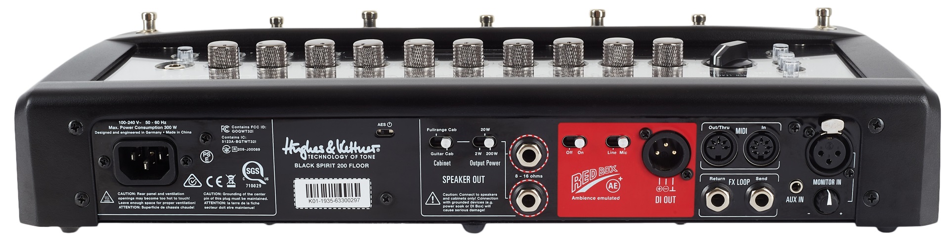 Hughes & Kettner Black Spirit 200 Floor (obrázek 6)