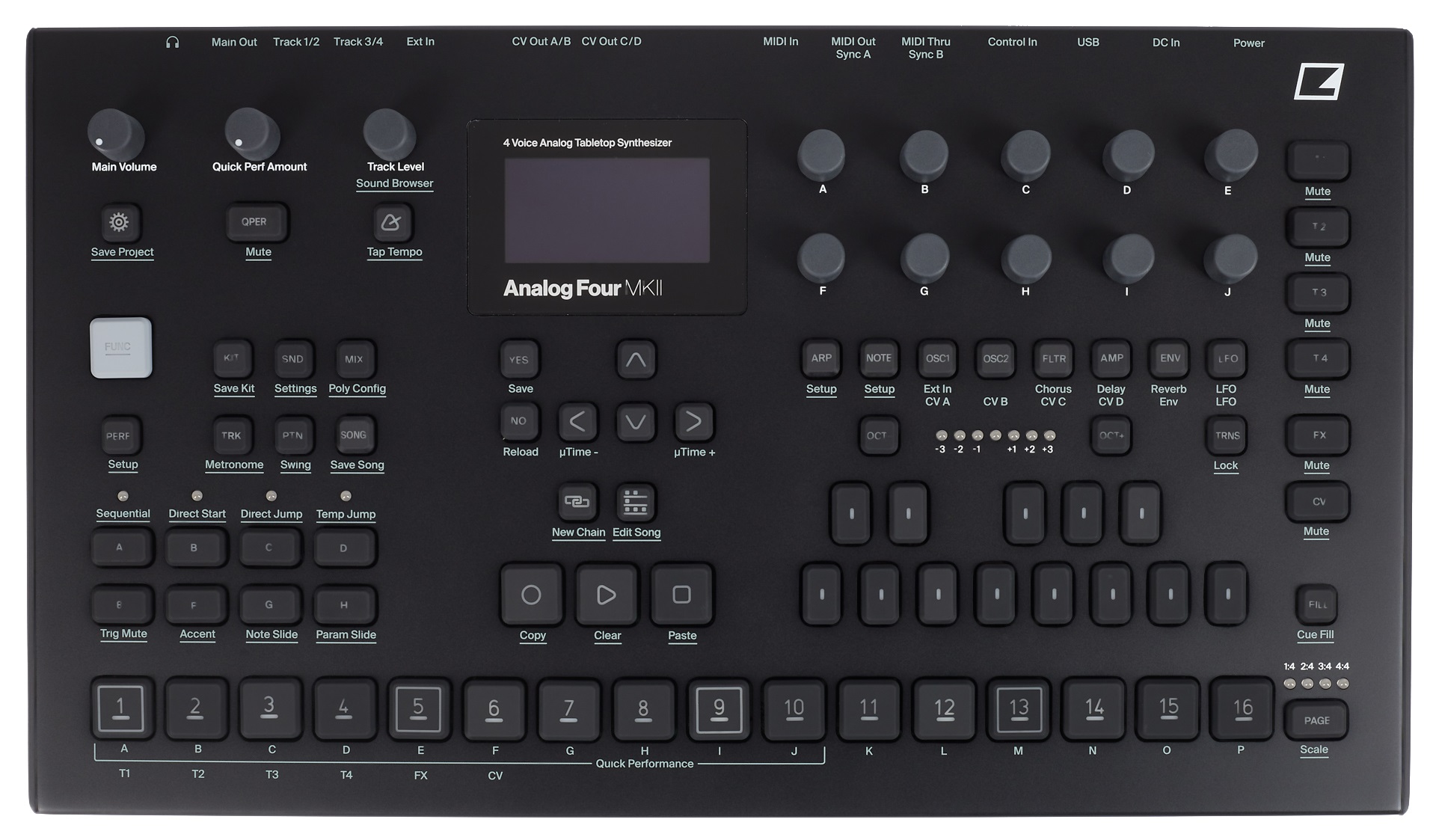 Elektron Analog Four MKII - BK