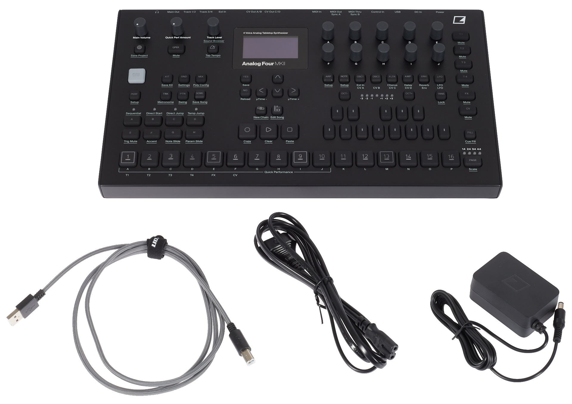Elektron Analog Four MKII - BK (rozbalené) (obrázek 6)