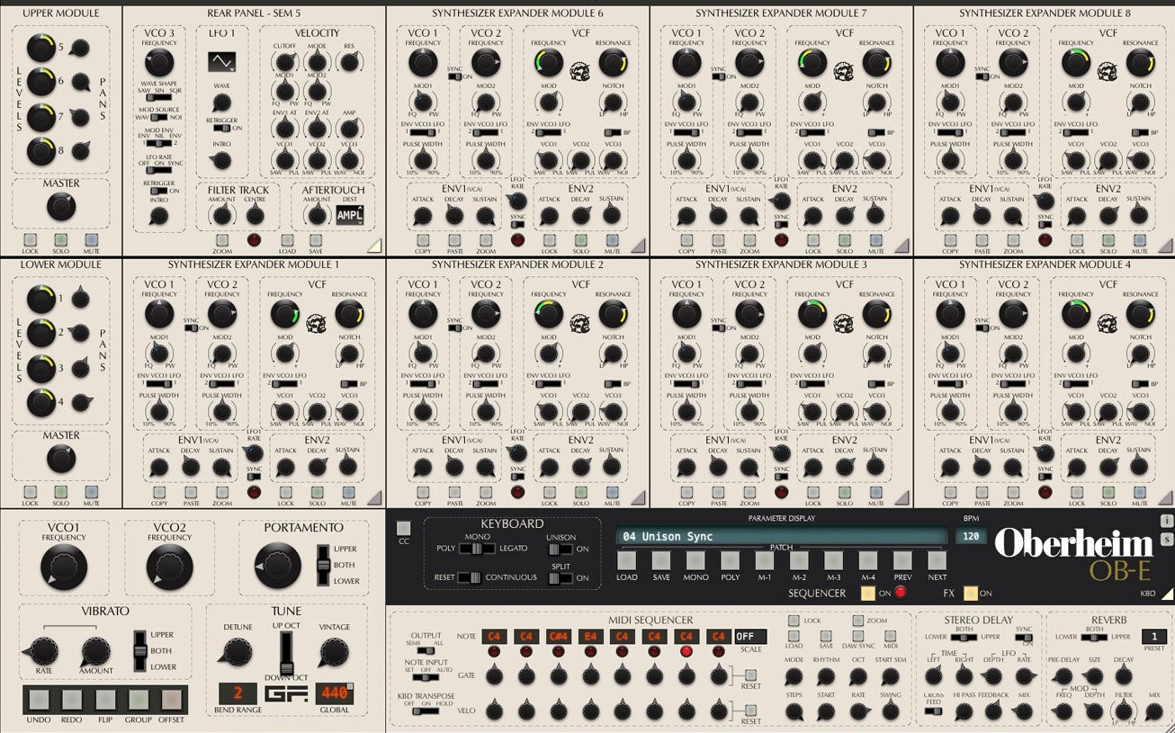 GFORCE Oberheim OB-E