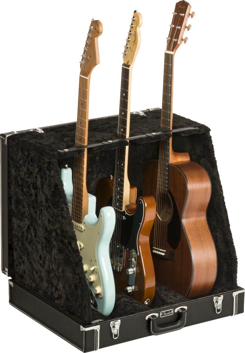 Levně Fender Classic Series Case Stand Black 3 Guitar