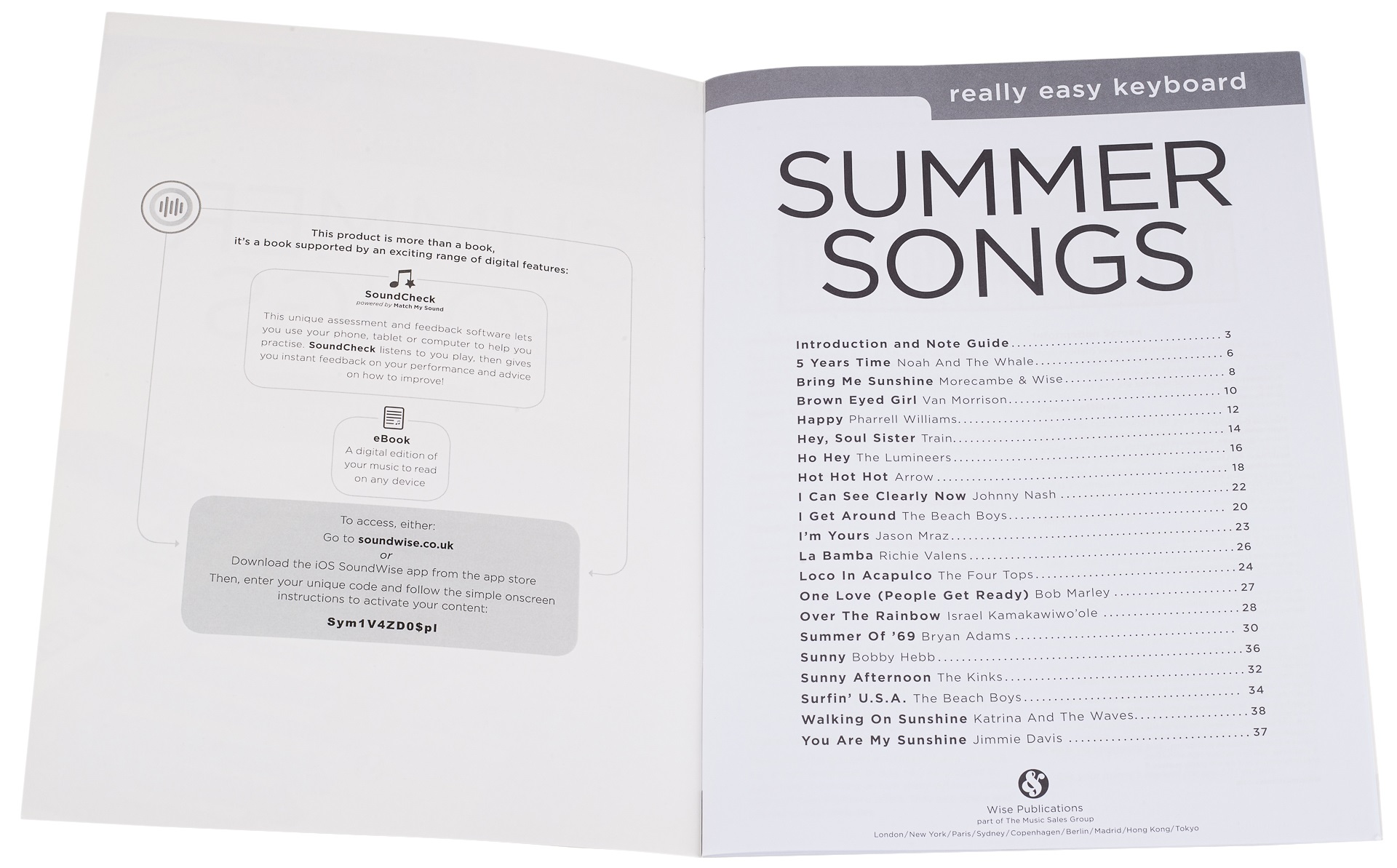 MS Really Easy Keyboard: Summer Songs (obrázek 3)