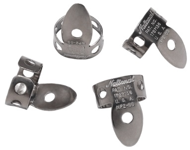 D'Addario National Stainless Steel Finger Picks - 4 pack (obrázek 3)