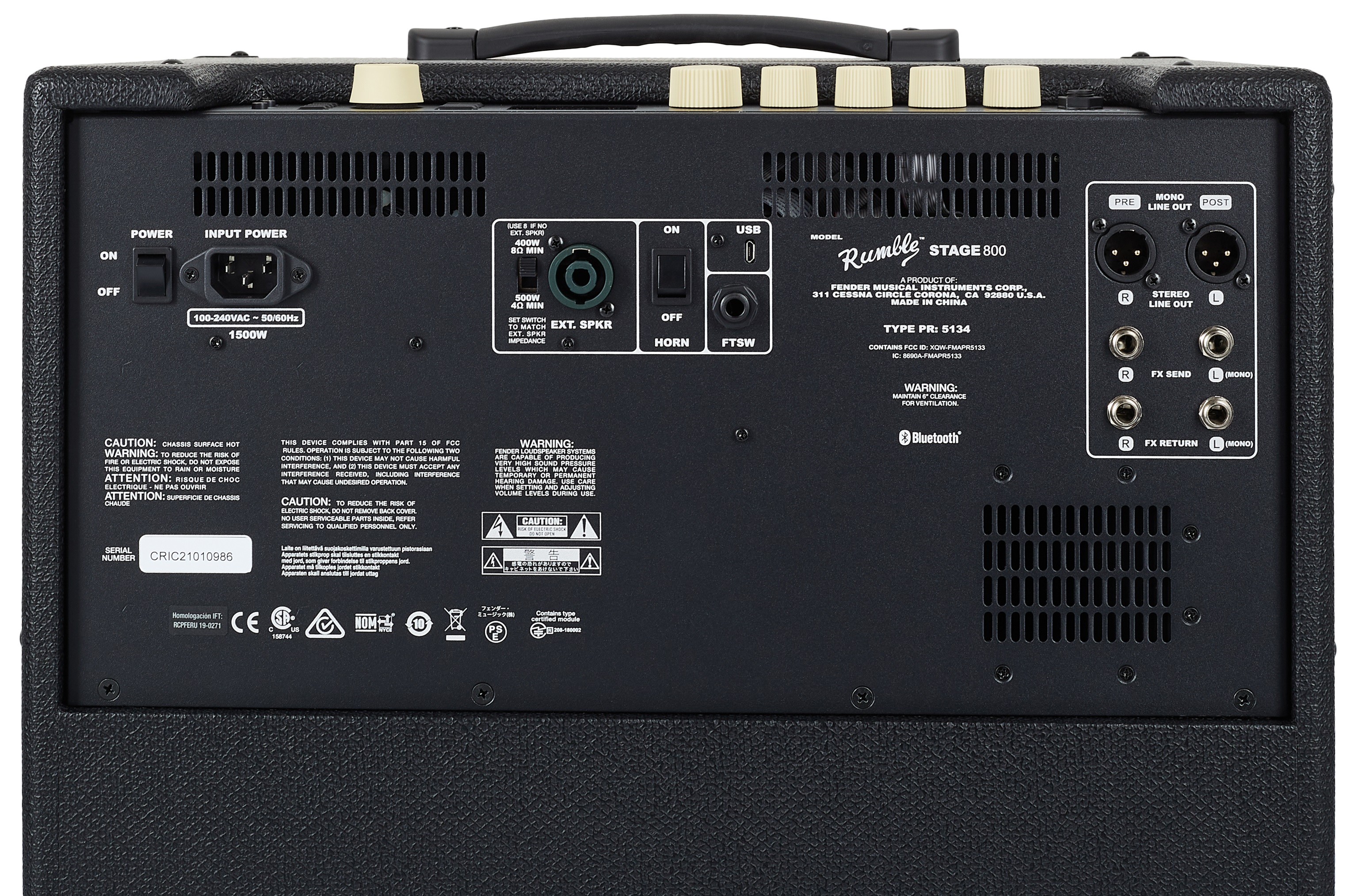 Fender RUMBLE STAGE 800 (obrázek 5)