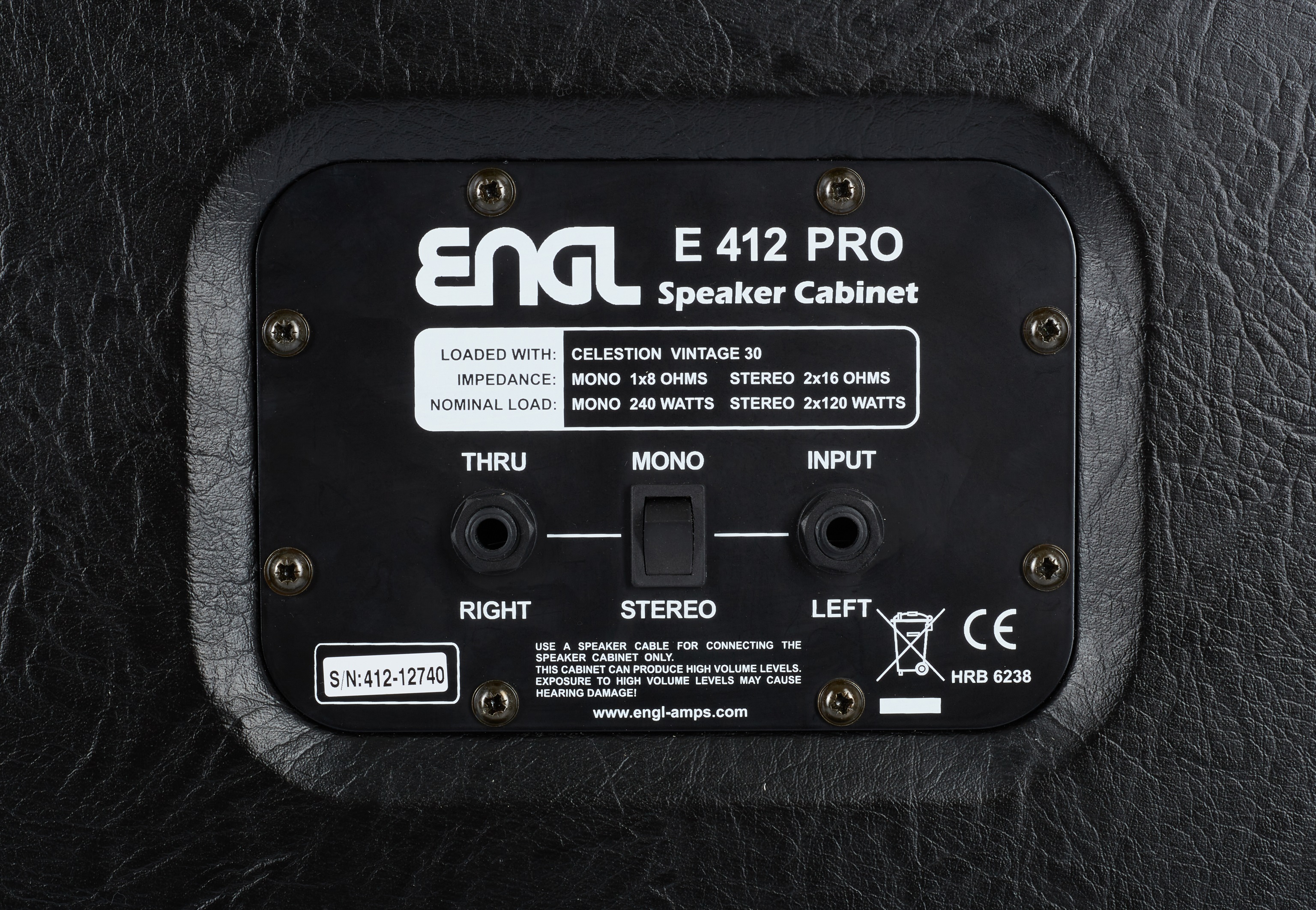 Engl 4x12 PRO Straight E412VGB (obrázek 4)
