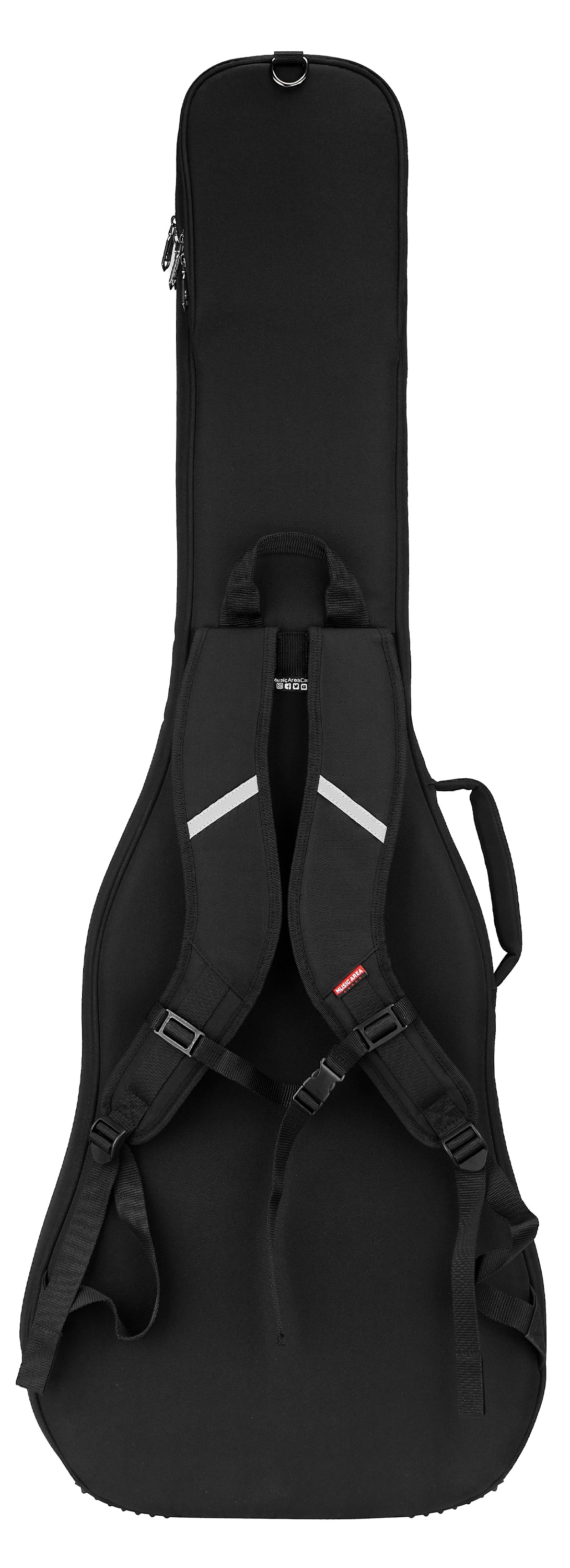 Music Area WIND20 PRO Electric Bass Bag Black (obrázek 3)