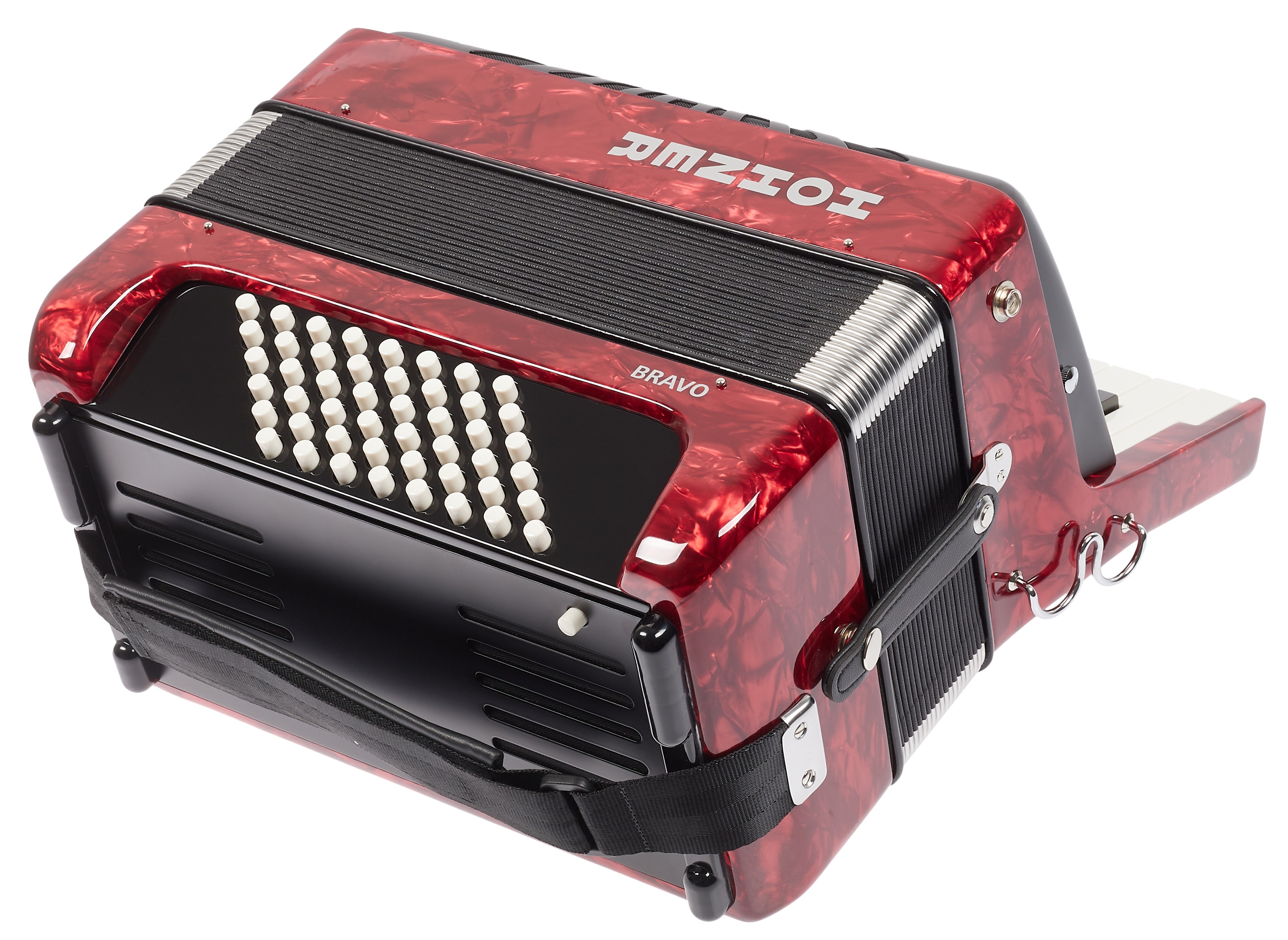Hohner Bravo II 48 red (obrázek 4)