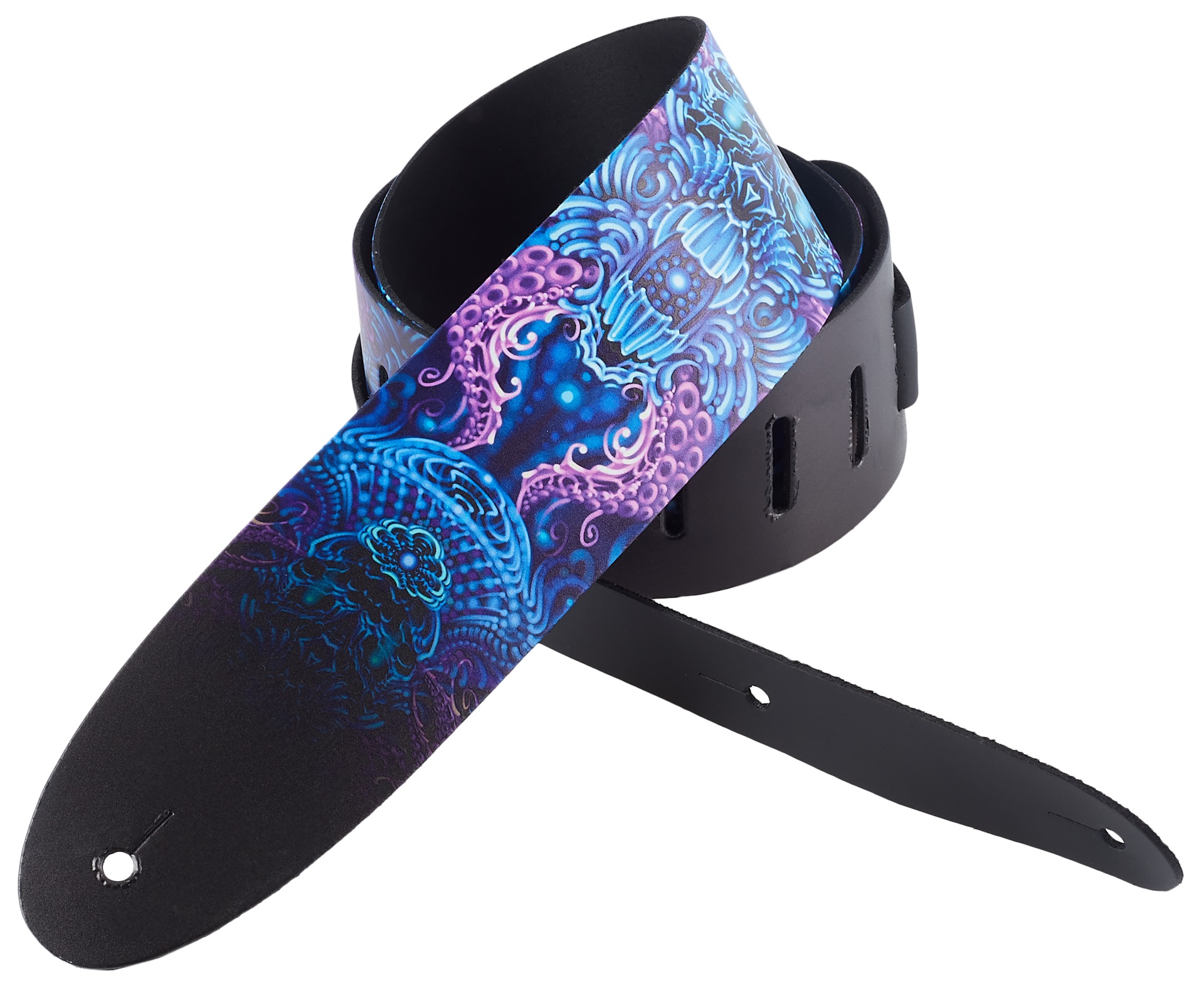 Perri's Leathers 11048 David Bollt Leather Strap Electric Deep (obrázek 3)