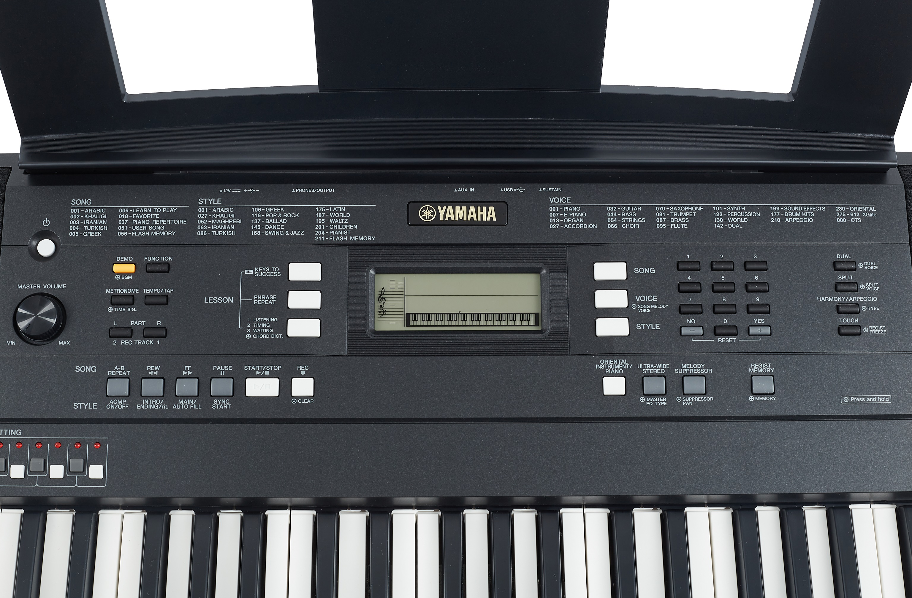 Yamaha PSR-A350 (obrázek 7)