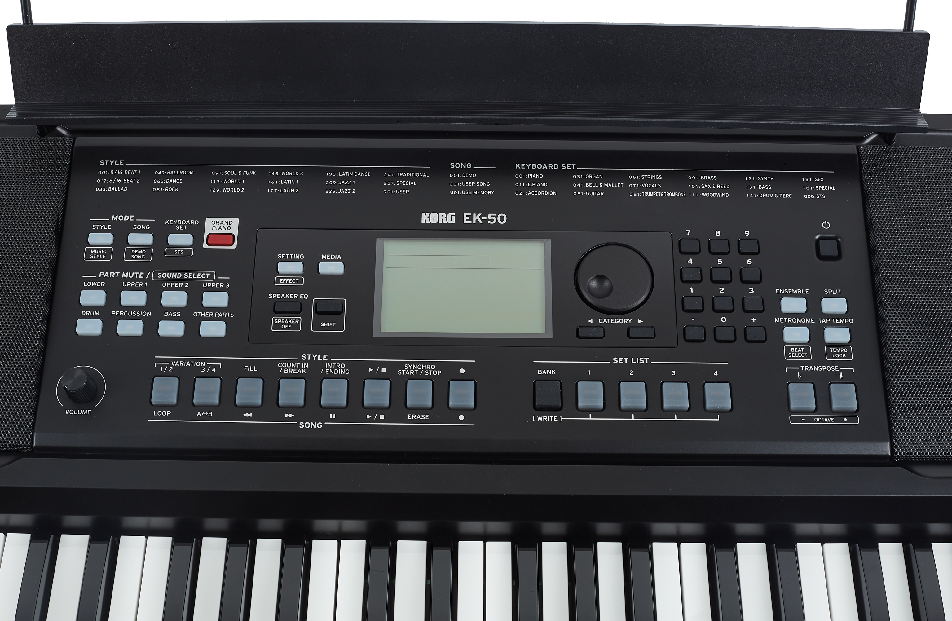 Korg EK-50 (obrázek 7)