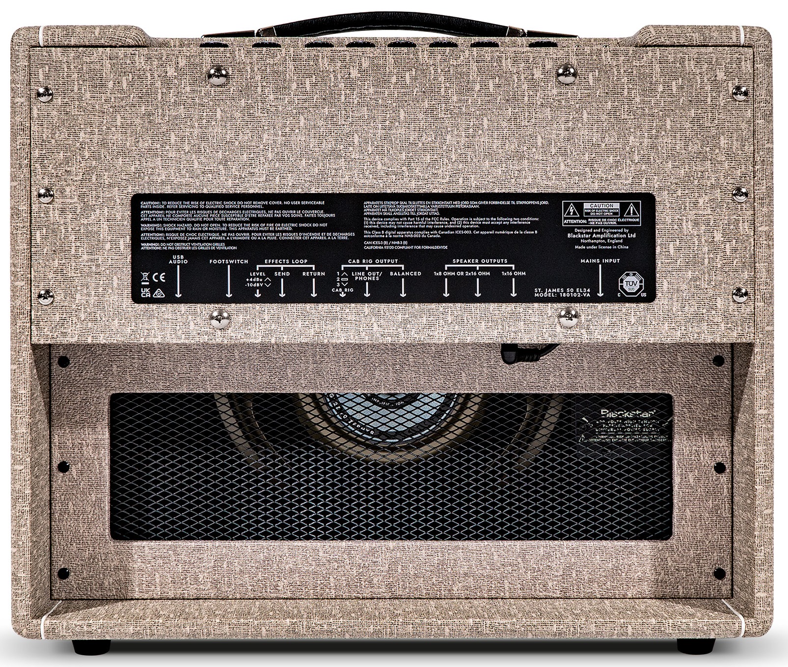 Blackstar St. James 50 EL34 Combo (obrázek 4)