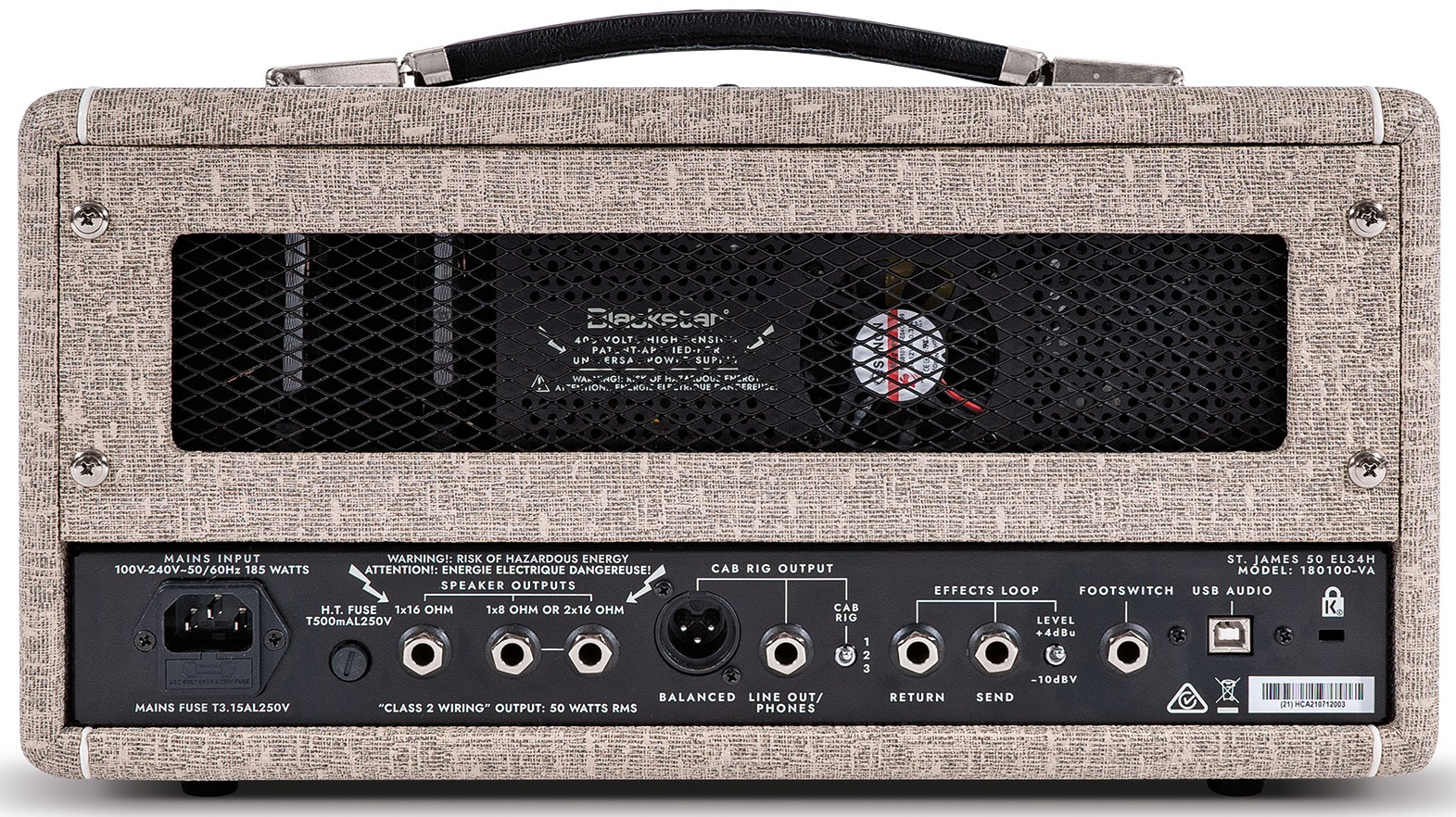 Blackstar St. James 50 EL34 Head (obrázek 4)