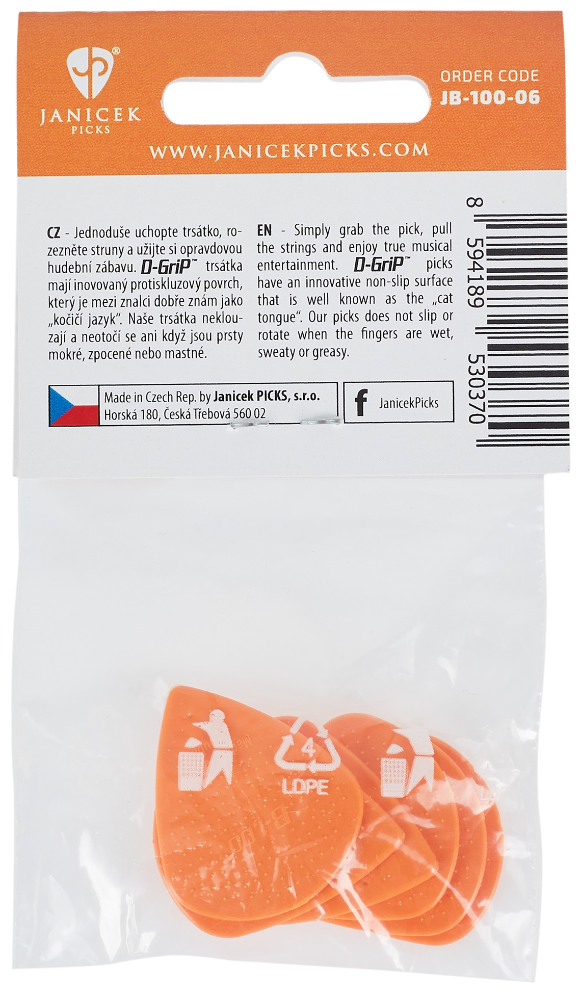 D-GriP Jazz B 1.00 6 pack (obrázek 4)