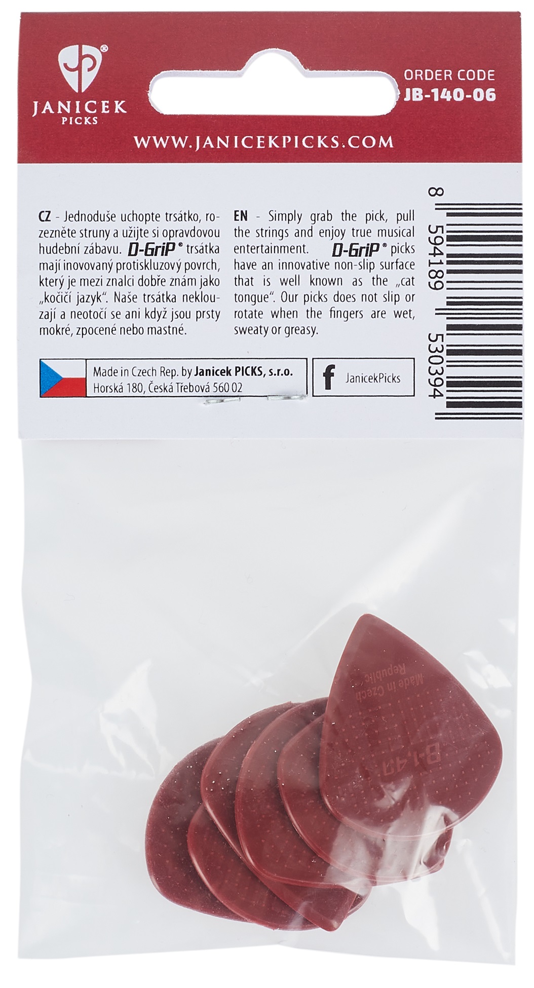 D-GriP Jazz B 1.40 6 pack (obrázek 4)