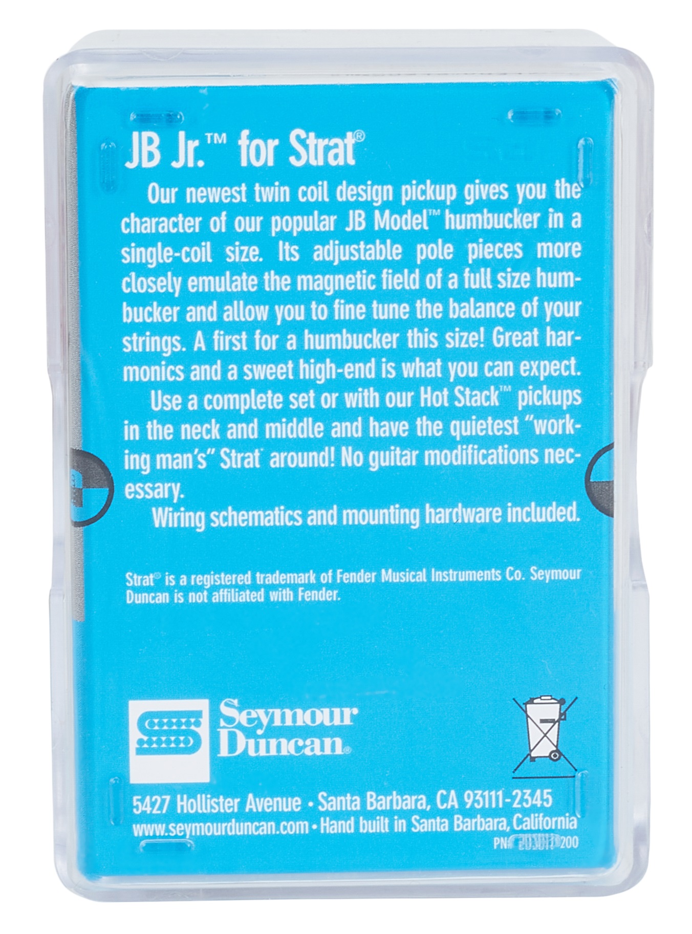 Seymour Duncan SJBJ-1B WH JB Junior Strat (obrázek 5)