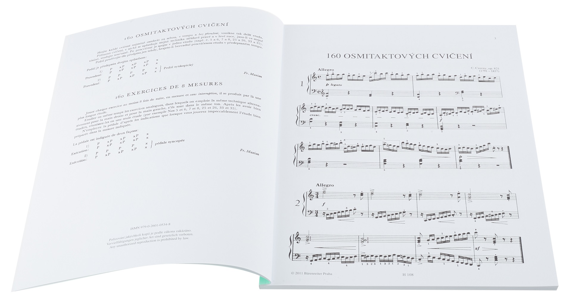 MS 160 osmitaktových cvičení op. 821 - Czerny Carl (obrázek 3)