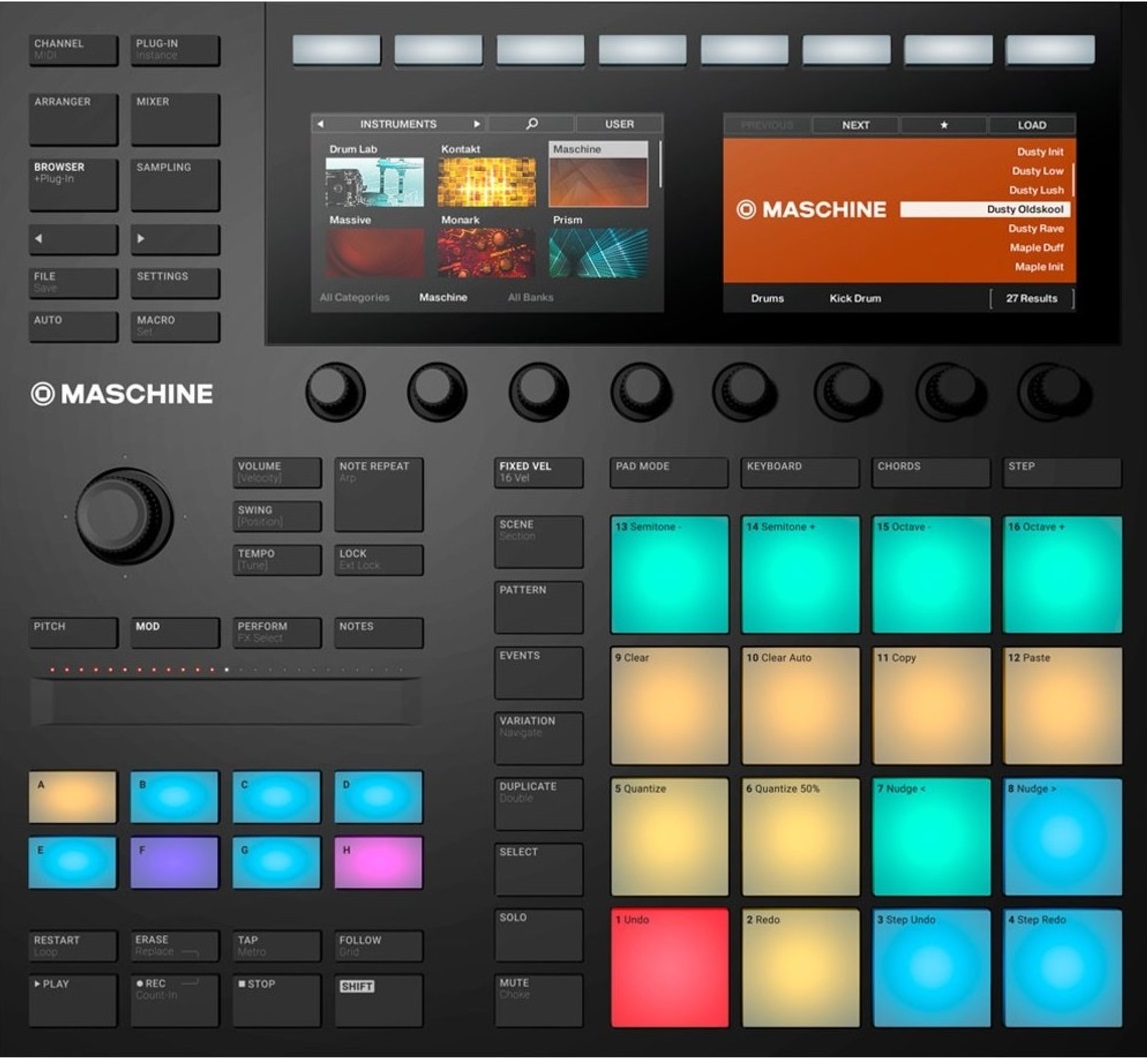 Native Instruments Maschine MK3 BK (rozbalené)