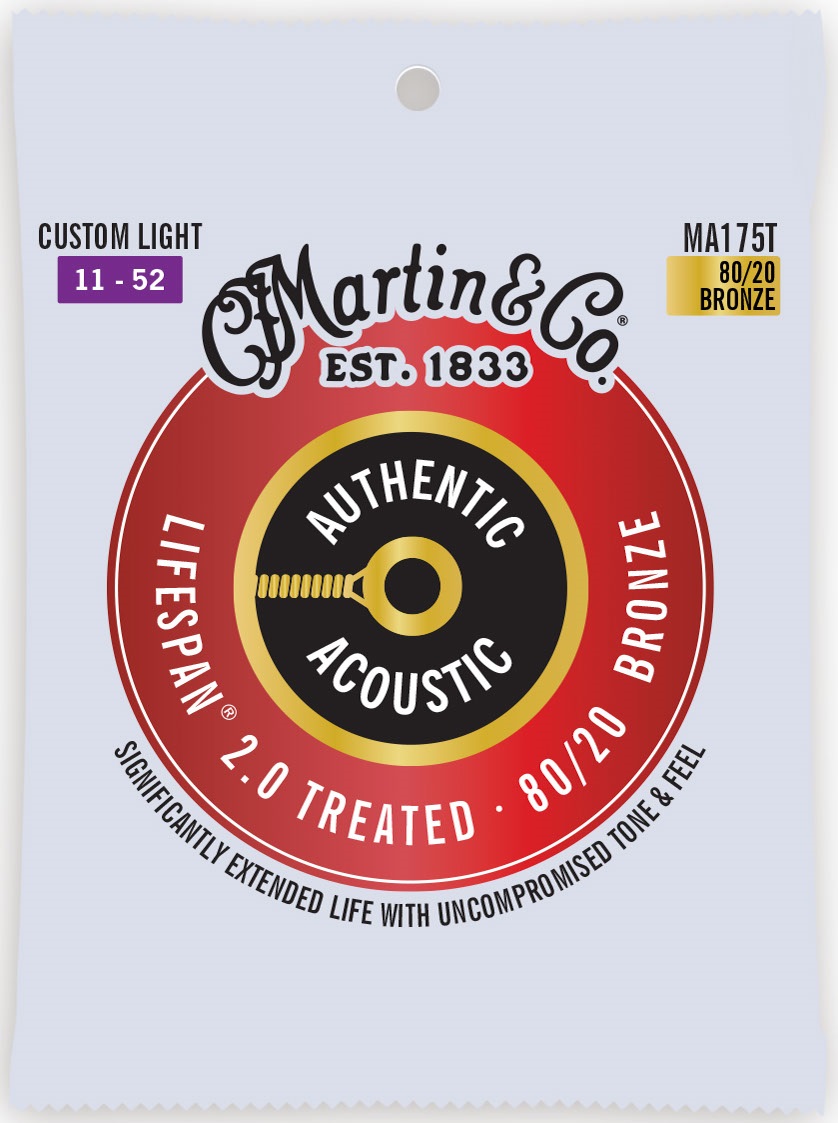 Levně Martin Authentic Lifespan 2.0 80/20 Bronze Custom Light
