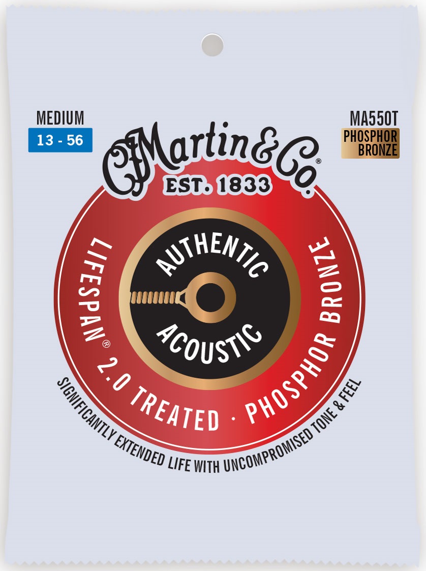 Levně Martin Authentic Lifespan 2.0 92/8 Phosphor Bronze Medium
