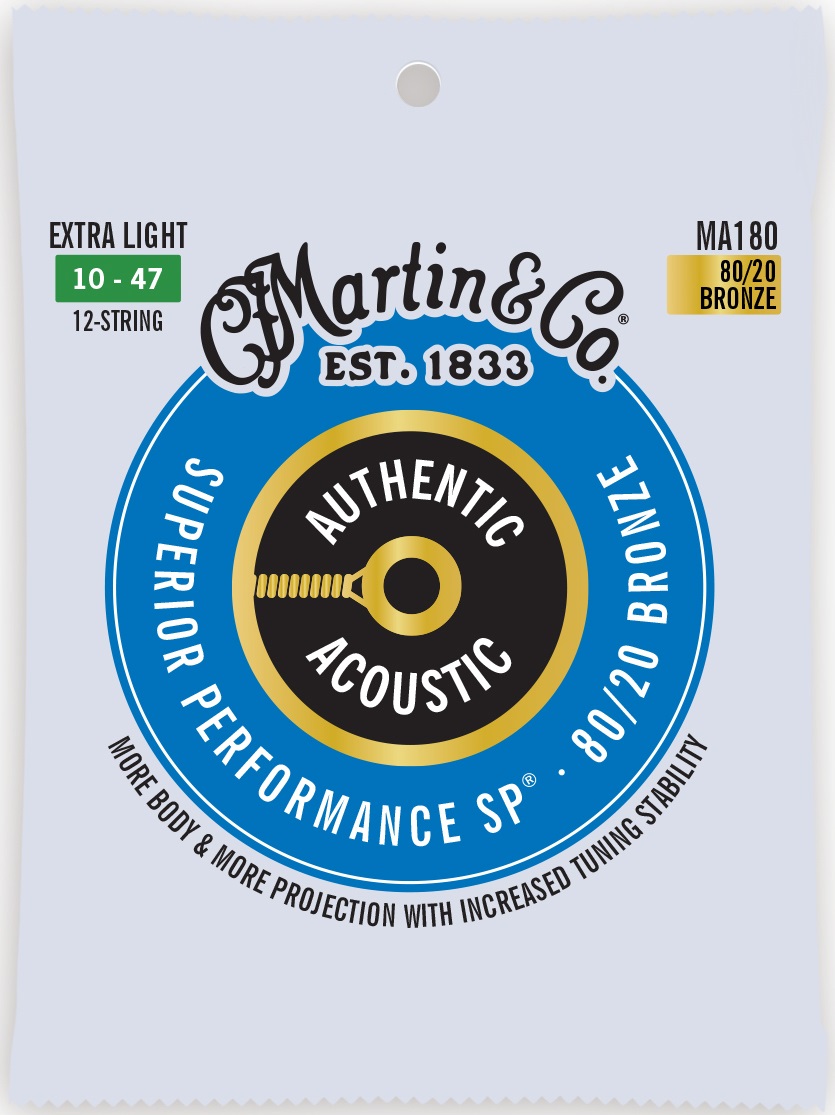Levně Martin Authentic SP 80/20 Bronze 12-String Extra Light