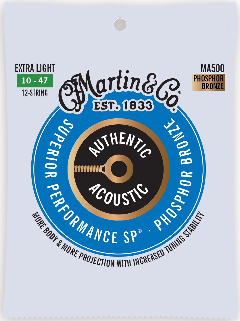 Levně Martin Authentic SP 92/8 Phosphor Bronze 12-String Extra Light