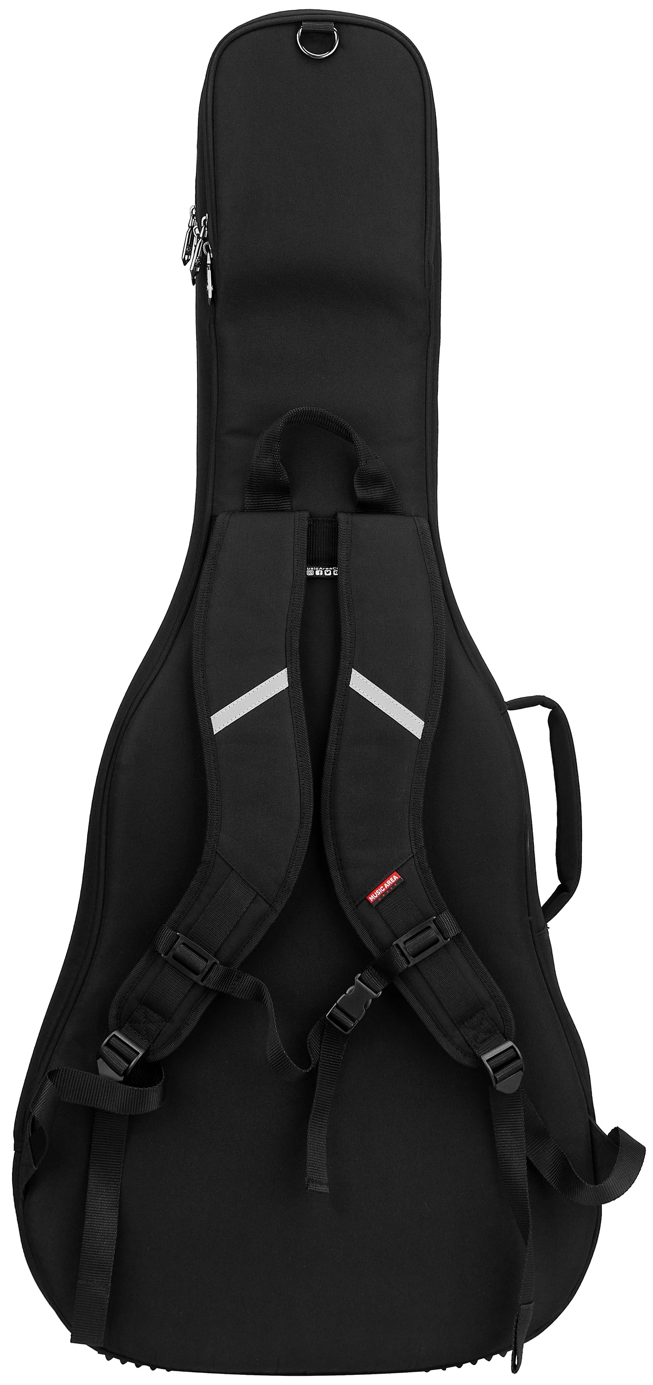 Music Area WIND20 PRO Classical Guitar Case Black (obrázek 3)