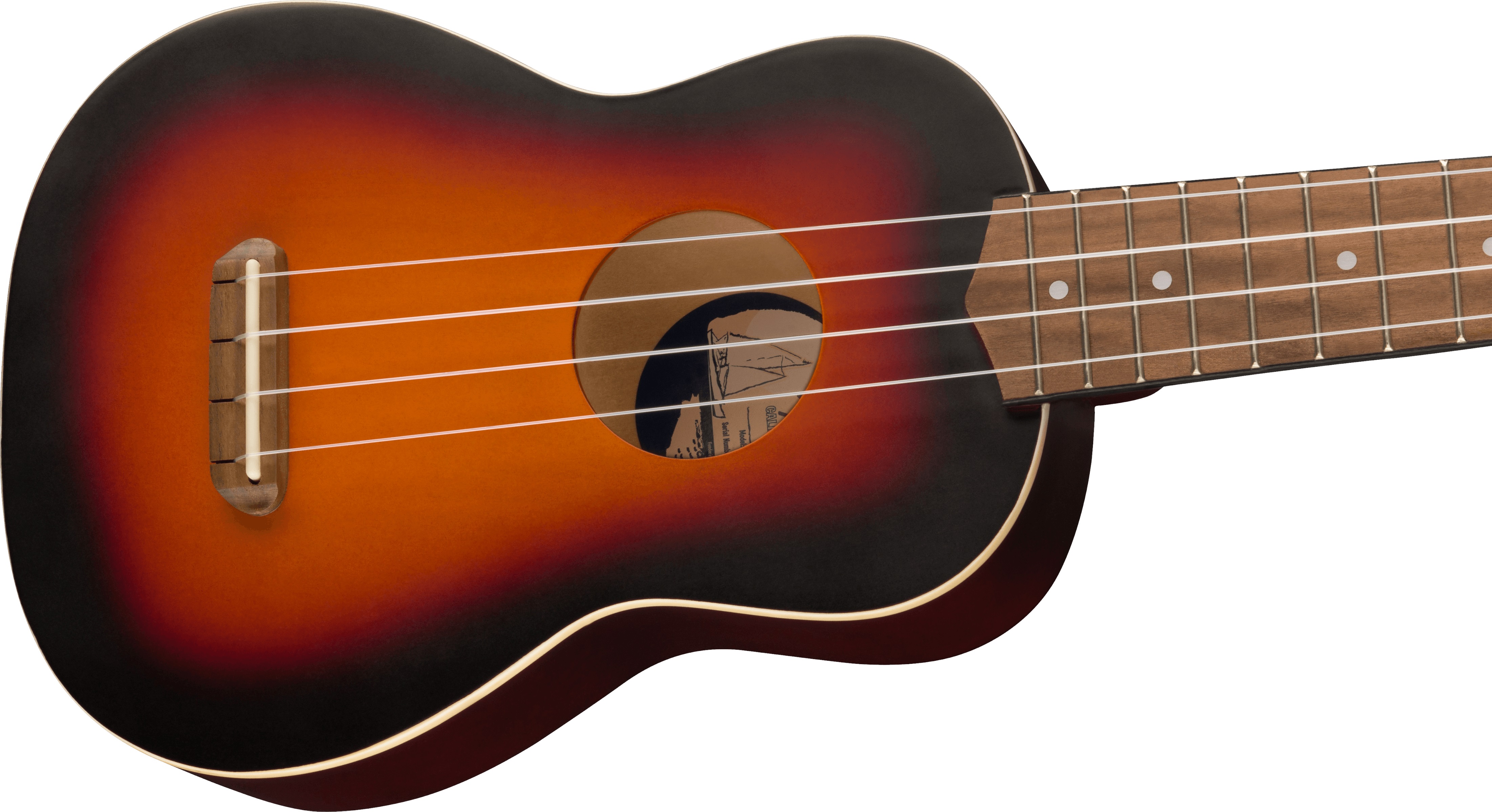 Fender Venice Soprano Uke WN 2CS (obrázek 3)