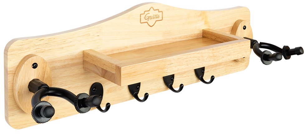 Levně Guitto GGS-10 Double Guitar And Accessories Wall Hanger