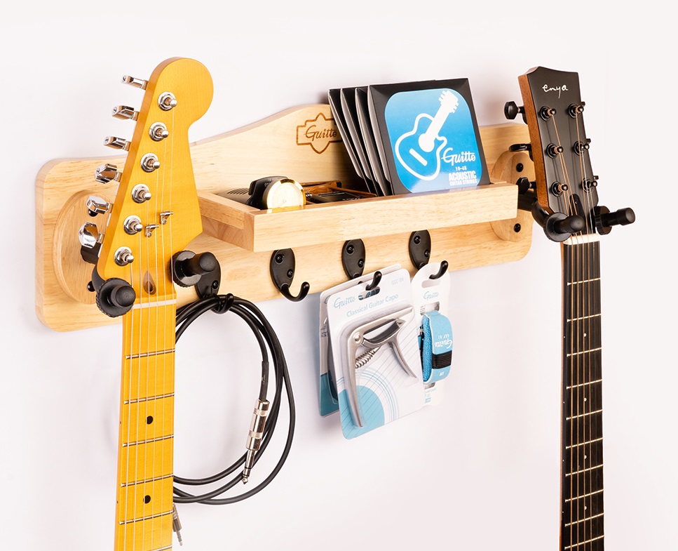 Guitto GGS-10 Double Guitar And Accessories Wall Hanger (obrázek 4)