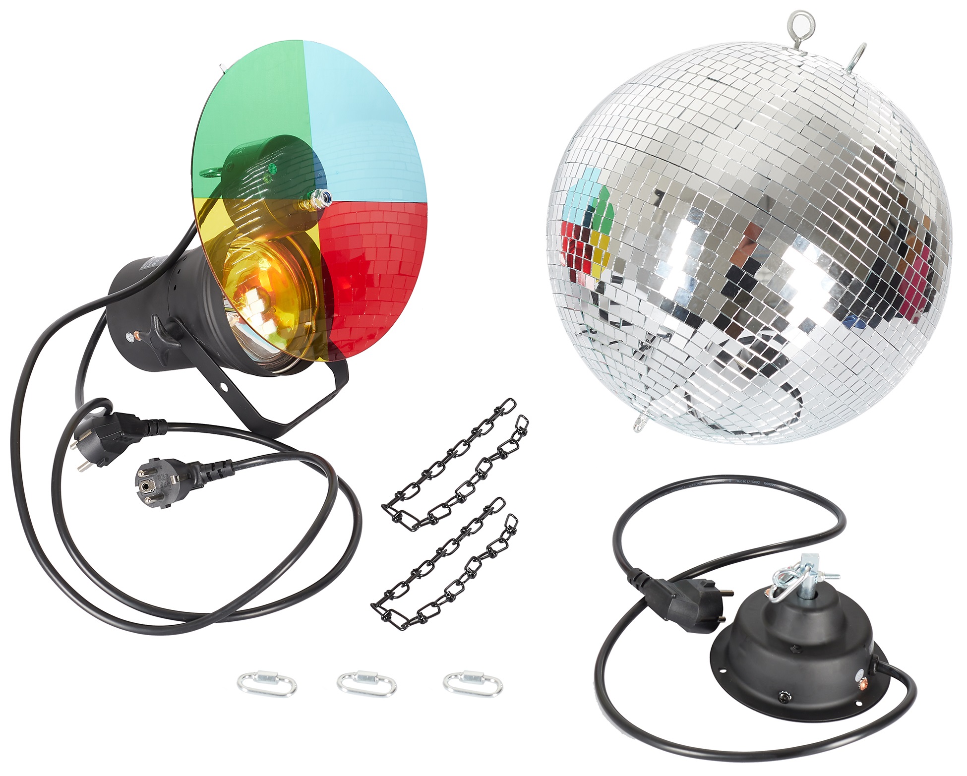 Eurolite Mirrorball 30 cm Set with Pinspot and Motor (obrázek 3)