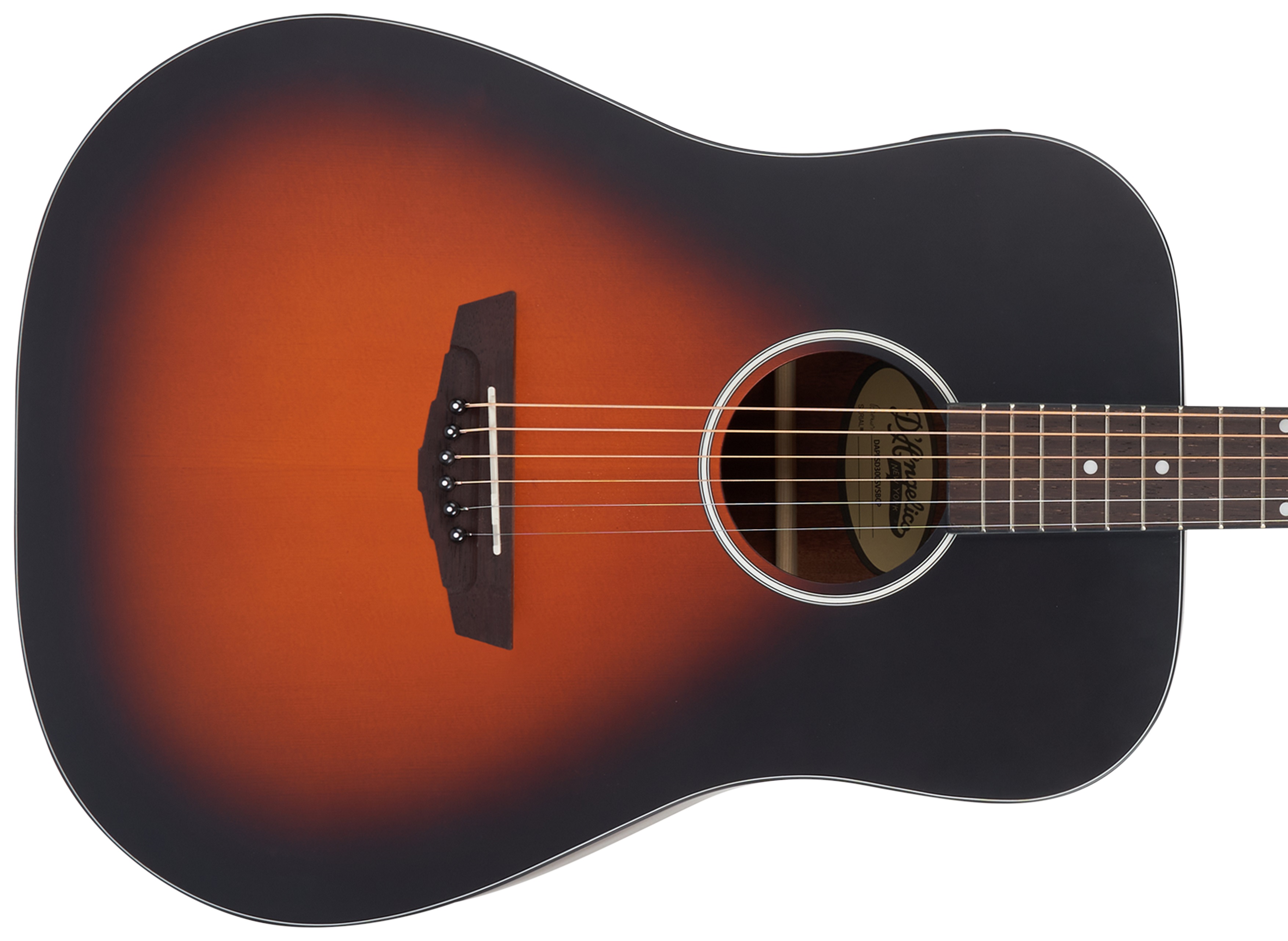 D'Angelico Lexington LS Dreadnought E Satin Vintage Sunburst (obrázek 3)