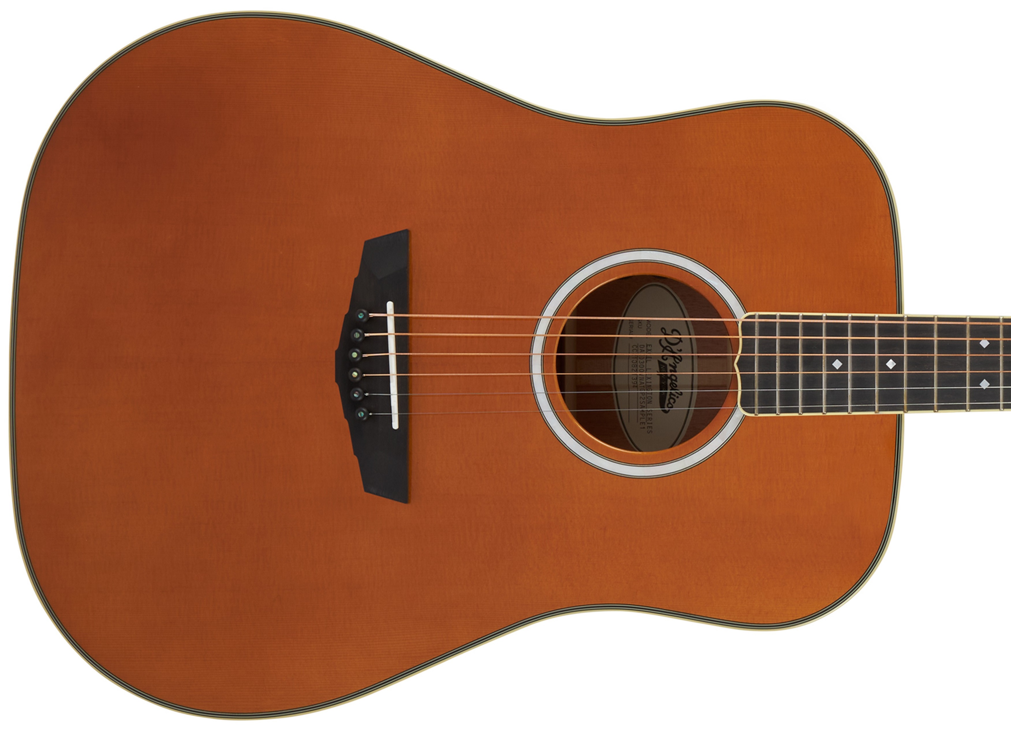D'Angelico Lexington Dreadnought E Vintage Natural (obrázek 3)